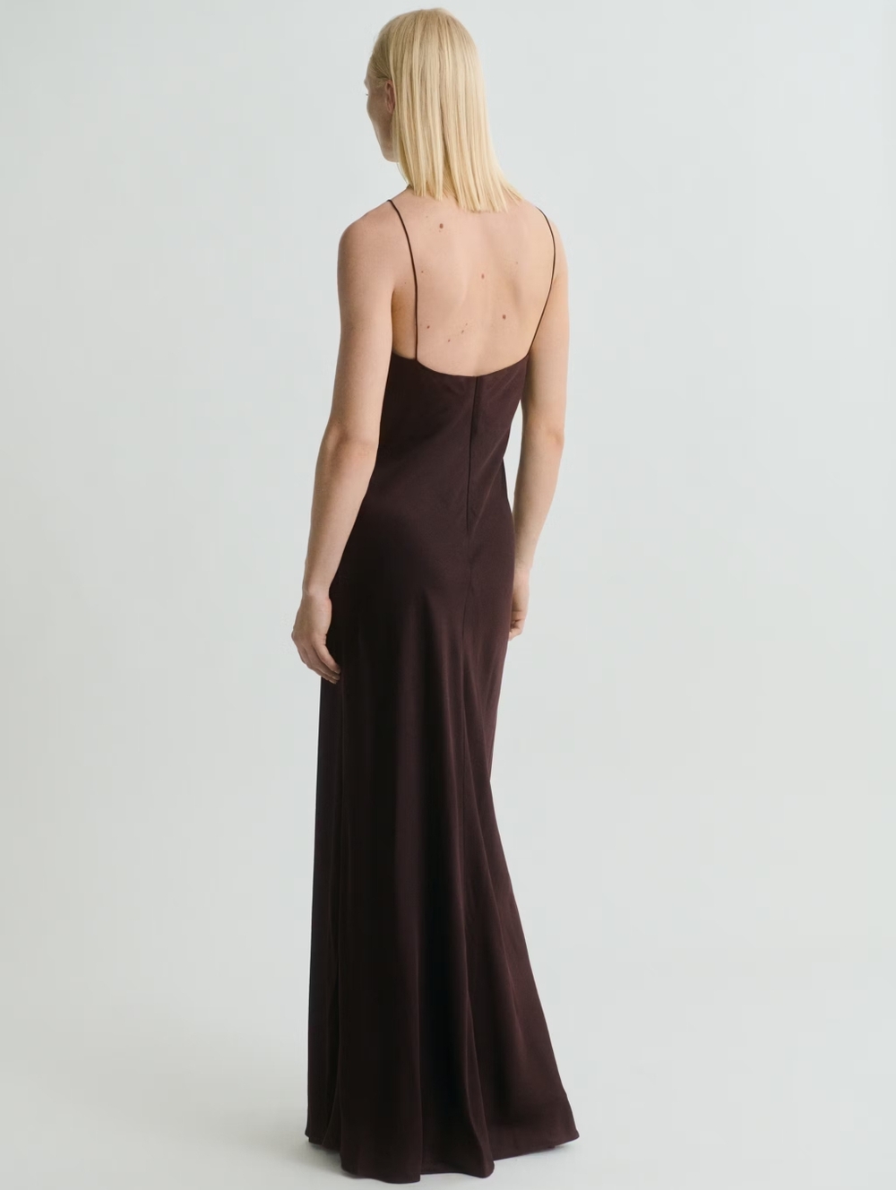 MANGO V-neck Satin Dress - Picture 5 of 7